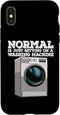 iPhone X/XS Mormal Is Sitting On Laundry Funny Women Washing Machine Case...