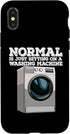 iPhone X/XS Mormal Is Sitting On Laundry Funny Women Washing Machine Case...