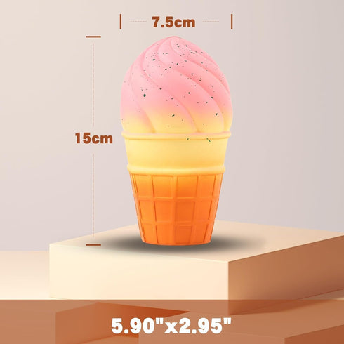 Anboor 5.6'' Food Squishies Slow Rising Ice Cream Squishys Toy Scented Stress Relief Realistic Food Squeeze Squish Toy for Girl...