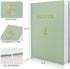 Perfect Blank Recipe book - Write in Your Own Recipes,Organize Your Recipes- Waterproof Cover and 50 Blank Pages Recipe Notebook (sage green)...