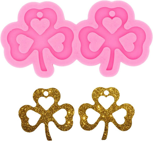 Leaf Shape Style Hollow Out Earring Silicone Molds, Handmade DIY Resin Molds, Jewelry Silicone Molds for Epoxy Resin Casting, Fasion Pendant Neckl...