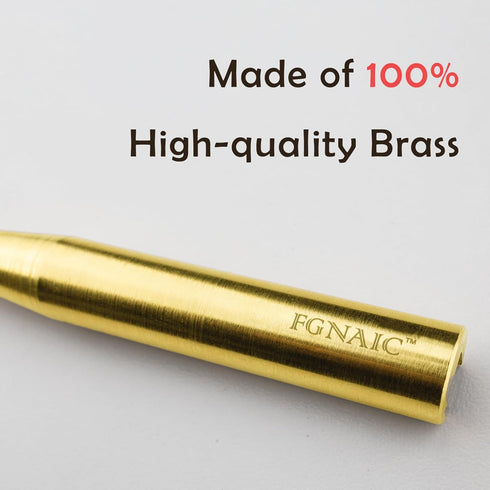 Fgnaic Brass Dual-Head Rosary Cord Knotting Tool, Rosary Maker Tool, Brass Knot Tool Supplies for Making Rosaries...