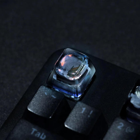 Gaming Resin Artisan Keycaps OEM,ESC keycap,Handmade Resin Custom Keycaps for Cherry MX Switches Gaming Mechanical Keyboard,Gifts for PC Game Love...