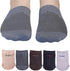 MABUA 8 Pairs Toe Socks Women No show Invisible Inside Shoes Non Skid Half Socks...