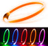 Led Dog Collars for Small Dog,Vizpet XS Light up Adjustable Collar USB Rechargeable Bright Safety Pet Collar for Cats Dogs(Orange)...