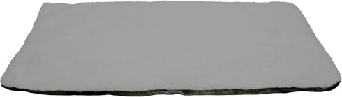 PETMAKER Self-Heating Pet Bed - Thermal Dog Mat with Soft Sherpa Top for Dogs, Cats, and Small Pets - Washable Crate Pad for Floor or Kennel (Gray...