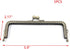 T Tulead Metal Frame Kiss Clasp Purse Clasp Lock Bronze Coin Purse Frame 5.9-Inch Pack of 5...