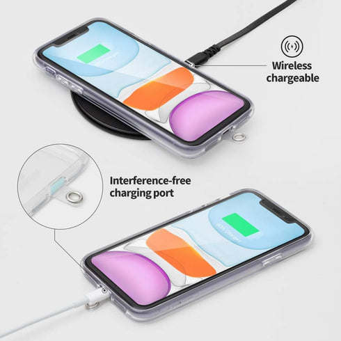 Sinjimoru Cell Phone Lanyard for Phone Case (2Packs), with Adjustable Phone Strap for Wrist Compatible with Key Holder & ID Card Holder. Sinji Str...