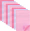 (9 Pack) Lined Sticky Notes 4X6 in Post Sticky Notes with Lines, Large Ruled Post Sticky Colorful Super Sticking Power Memo Pads Strong Adhesive, ...
