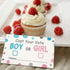 Gender Reveal Party Voting Cards, Baby Shower Game, 50 Cards, Pink and Blue, 3.5 x 2 Inches...