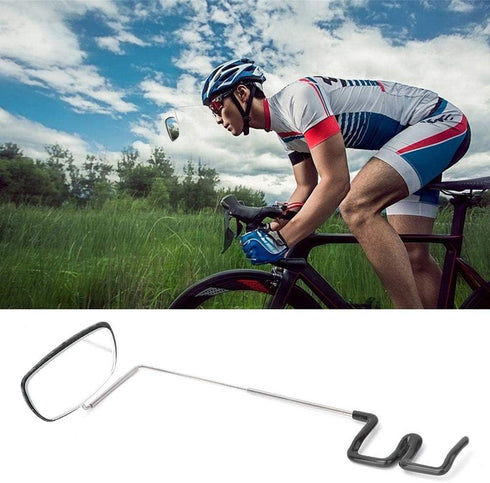 Bicycle Mirror Outdoor Rode Bike Rear View Mirror Mountain Bike Back Mirrors Rear View Eyeglasses Sunglasses Rearview Mirrors 360 Degree Adjustabl...