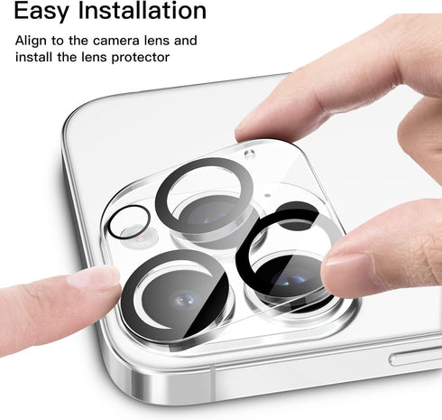 JETech Camera Lens Protector for iPhone 14 Pro 6.1-Inch and iPhone 14 Pro Max 6.7-Inch, 9H Tempered Glass, Anti-Scratch, Case Friendly, Does Not A...