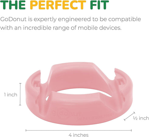 GoDonut – Phone Stand Original – Cell Phone Holder + Tablet Stand Desk Organizer – Compatible with Tablet, iPhone 16 15 14 Pro Max, Android & Most...