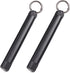 2 Pack Metal Storage Tube Container - Waterproof Holder Case Tube Container with Keychain, Safe for Money, Travel Items, Multitool EDC Every Day C...