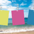 60 Pieces Clear Self Adhesive Clips Plastic Hanging Wall Clips Small Paper Photo Spring Tapestry Clips and 60 Pieces White Sticky Strips for Home ...