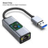 BENFEI USB 3.0 to Gigabit Ethernet Adapter Compatible for MacBook, Surface Pro, PC with Windows11/10/8/7, XP, Vista, Mac[Aluminium Shell&Nylon Cab...
