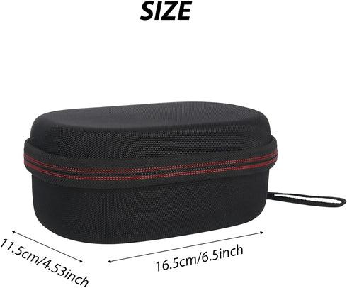 Protective Case for JBL Clip 4 Speaker, Portable Travel Carrying Bag with EVA Hard Shell Cover - (Black Case and Inside Grey)...