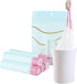 45 Count Small Drawstring Trash Bags 4 Gallon Faint Scented White Mini Garbage Bags Trash Can Liners for Bathroom Kitchen Bedroom Office (45)...