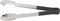 Winco Utility Tong with Black Non-Slip Grip, 12-Inch, Stainless Steel...