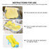 HALLO Soft Infant Bath Sponge Skid Proof Baby Bath Mat Newborn Odor Free (Yellow)...