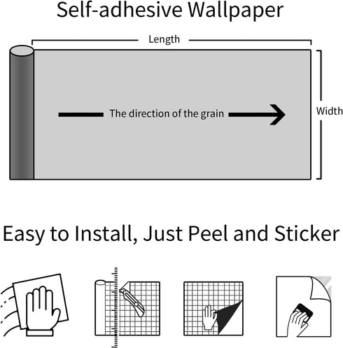 YIHAKIDS Marble Contact Paper Wallpaper Peel and Stick Matte Light Gray Self Adhesive Removable Wallpaper Decorative Contact Wallpaper for Counter...