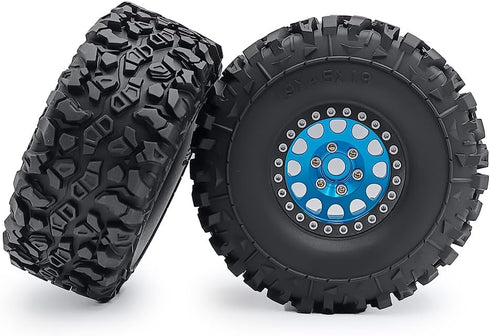 1Pcs 1.9 Inch RC Crawler Tires Rubber Mud Grappler Wheel Tires for Axial SCX10 Trx4m RC Car Upgrade...