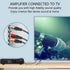Audio Video RCA Cable 12 ft,Yeung Qee 3RCA Male to 3RCA Male Composite AV Cable Compatible with Set-Top Box,Speaker,Amplifier,DVD Player and More ...