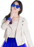 10 Pcs Heart Shape Sunglasses Frameless Transparent Glasses Party Favors for Women...