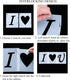 Alphabet Letter Stencils 5 inch, 68 Pcs Reusable Plastic Letter Number Symbol Stencil, Interlocking Template Kit for Painting on Wood, Wall, Fabri...