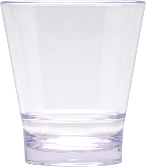 G.E.T. S-11-CL-EC 12 oz. Clear Rim-Full Stackable Glass, Break Resistant (Pack of 4)...