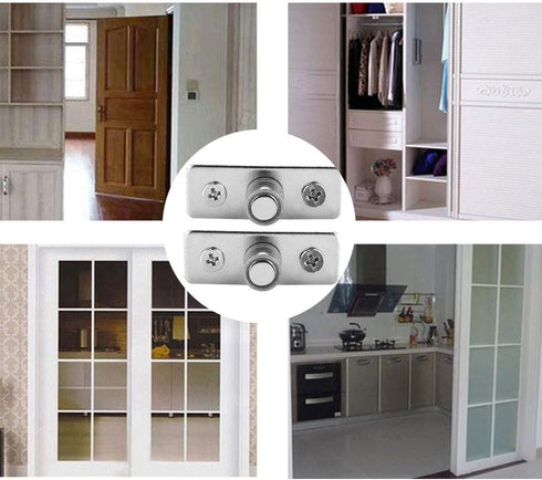 2 Pcs Roller, High Hardness Stainless Steel Barn Door Roller Floor Sliding Door Barn Door Hardware Accessories...