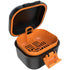 ARGOMAX Leak Proof Denture Bath Cup, Portable Soaking Denture Box, Denture Bath Case with Strainer, for Dentures and Braces (Black + Orange)....