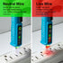 ALLOSUN Non-Contact AC Voltage Detector, Electrical Circuit Outlet Tester, Dual Sensitivity Range,12V-1000V/48V-1000V,LCD Display,Live Wire Tester...