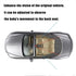Automotive Interior Rearview Baby Mirror right Wide Angle Convex Mirror for Infant Toddler Child Children Backseat Adjustable Rearview...