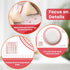 Non-slip Pastry Mat for Silicone Baking, White-Red...