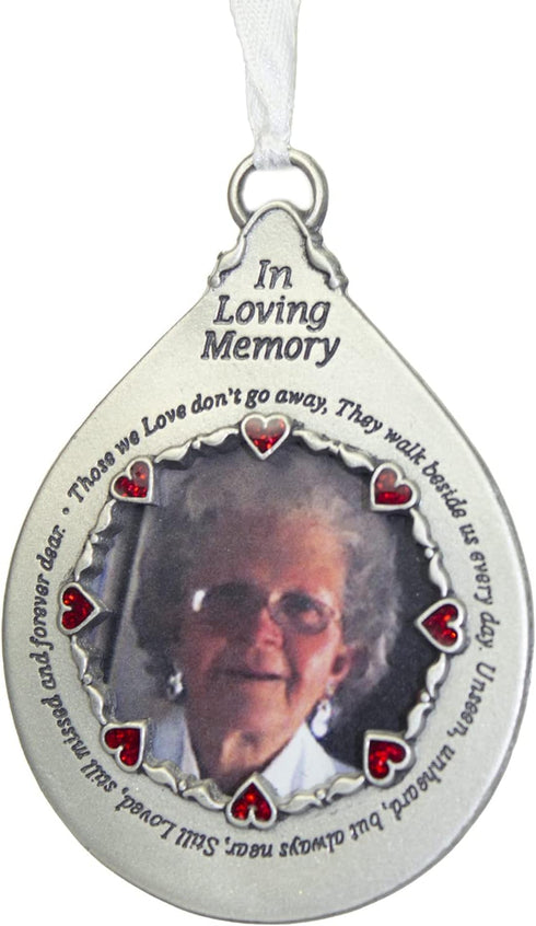 Cathedral Art Memorial Photo Frame Ornament - In Loving Memory, Memorial Christmas Ornaments, 1 1/2-Inch Photo, by Abbey & CA Gift...