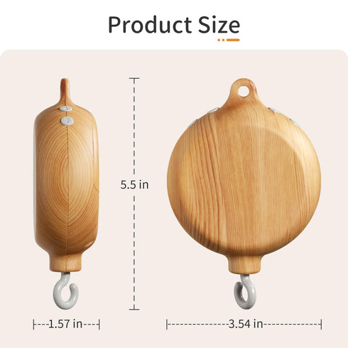 FEISIKE Crib Mobile Motor, Baby Crib Mobile Spinner Nursery Decor Mobile Music Box Volume Control 35 Infant Lullabies Rotating Hanging Rattles Bat...