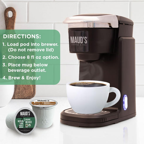 Maud's Coffee Lovers Variety Pack Coffee Pods, 40 ct, 16 Assorted Flavors in Recyclable Single Serve Pods – 100% Arabica Beans, Compatible with Ke...