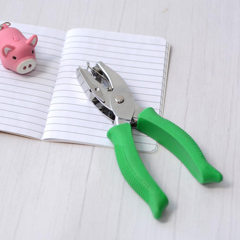1/4 Inch Triangle Hole Punch for Handmade DIY Craft Paper, Perfect for Home, Office, Back to School Supplies...