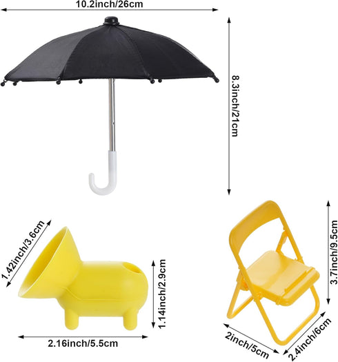Adjustable Universal Cell Phone Umbrella Stand, Anti-Glare Cover Sun Shield, Suction Cup Piggy Stand, Outdoor Phone Sunshade Holder......