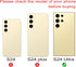 Galaxy S24 Ultra Back Glass Replacement for Samsung Galaxy S24 Ultra 5G Back Glass Cover with Pre-Installed Camera Lens and Adhesive + Repair Tool...