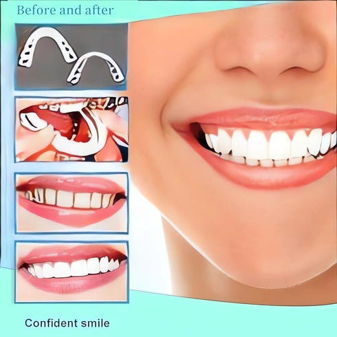 2 Pairs, Adjustable,Confident Smile for Men and Women(White)...