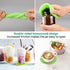 Jar Bottle Opener for Weak Hands,4 &5 in 1 Multi Function Non-Slip Can Lid Opener Tools with Silicone Jar Gripper Pad,Suitable for Seniors,Childre...