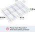 carrotez Desk Drawer Organizer Tray, 8 Grid, Stackable Clear Plastic Storage Organizer for Office Supplies, Makeup, Stationary, Accessory...