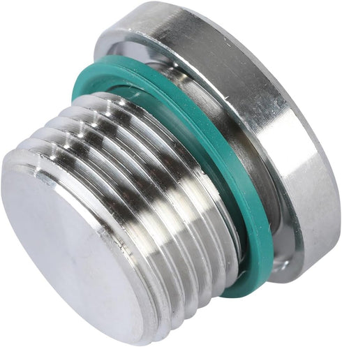 Engine Oil Pan Drain Plug with Seal Ring Compatible with for BMW E31 E39 E46 E60 E90 Z8 E52 Oil Pan Plug Standard Replace#24117552349...