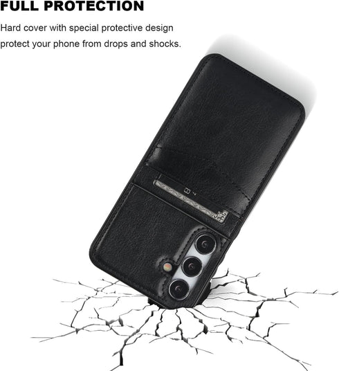 KIHUWEY for Samsung Galaxy S24 Plus Case Wallet with Credit Card Holder, Flip Premium Leather Magnetic Clasp Kickstand Heavy Duty Protective Cover...