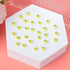 300pcs Yellow Smile Face Acrylic Beads,7 Mm Acryl Happy Face Spacer Beads for DIY Jewelry Bracelet Earring Necklace Craft Making Supplies...
