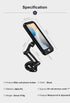 Universal Waterproof Bike Phone HolderUltraThin,360° Rotatable Touch Screen Protector iPhone,Pro Max,XS,Suitable for Smartphones Up to 6.8" Ideal ...
