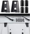 Hooke Road Black Hood Hinge Cover for 2007-2018 Jeep JK Wrangler & Unlimited - Pack of 2...