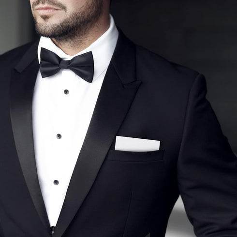 12 Pcs Men's Flat Prefolded Pocket Square Masculine Polyester Suit Rectangular Pocket Square Handkerchief on Card, 12 Colors...